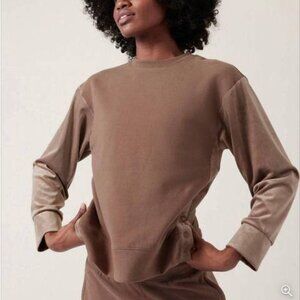 Athleta Women's Retroplush Velvet Crewneck Sweatshirt - XS